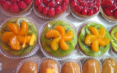 Fruit Tarts and Eclairs